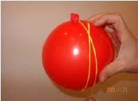Herstellung von Kugeln aus Papierschnüren und Papiergarnen MATERIAL je nach gewünschtem Effekt von 0,6 1,4 mm Papiergarn oder Papierschnur 1 Luftballon mit dem Durchmesser der gewünschten Kugelgröße