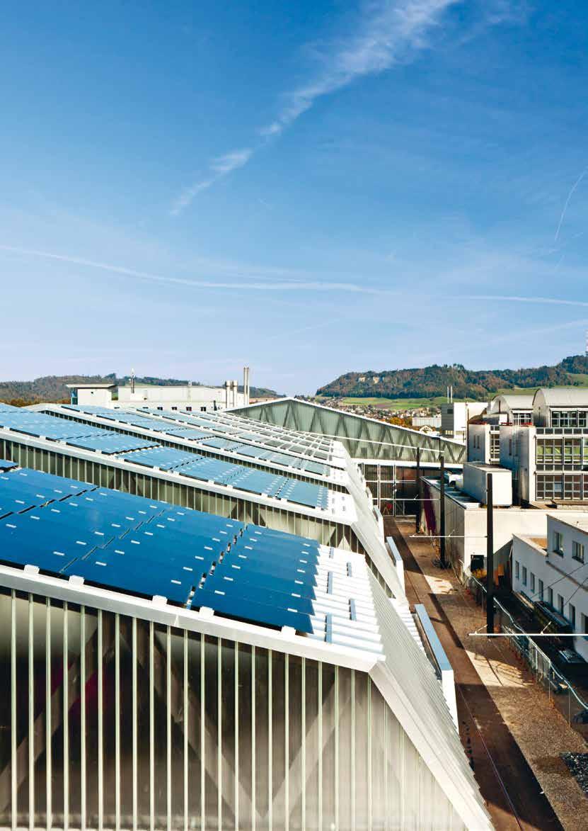 Energie Wasser Bern betreibt in der Stadt und im Espace Bern 14 Fotovoltaikanlagen aus dem eigenen Produktionspark und Beteiligungen.