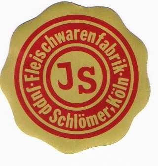 Jupp Schlömer Fleischwarenfabrik GmbH Seit 1932 Qualitätserzeugnisse Tel.: 0221 / 27255870 Fax: 0221 / 353070 www.juppschloemer.