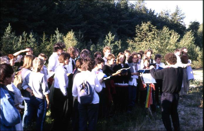 Junge Klassik-Musiker gegen die WAA im Jahr 1988 Junge Künstler (fast alle Preisträger von Jugend musiziert und wohl JBN-Mitglieder) Katja Schoenewitz (Blockflöte), Katharina Inhetveen
