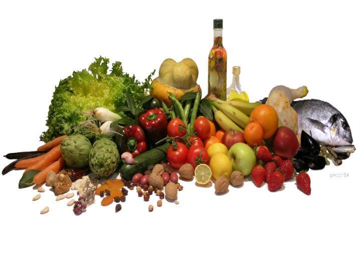 Mediterran essen heisst Pflanzliche Nahrung: täglich Gemüse & Früchte, Nüsse Stärkelieferanten mit hohem Faseranteil (Ballaststoffe)