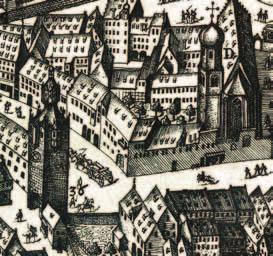 In der Nähe des nicht mehr vorhandenen Kreuztores wohnte 1526 der Täufer Hans Denck. 9.00 15.00 07.08. Der 1.