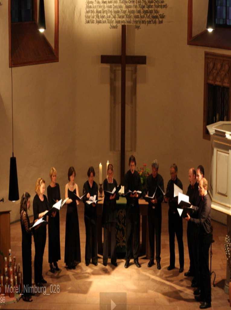 Kirchenkonzerte in der Evangelischen Kirche in Seelbach Biengener Vokalensemble Leitung: Volker Fehse 07.