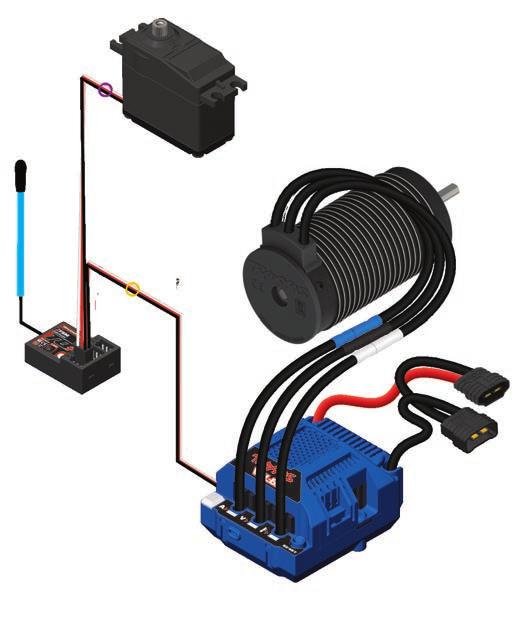 Multifunktionsschalter Link- Taste Sensor Erweiterungs- Port** LED V/T - Spannungs- / Temperatursensor RPM