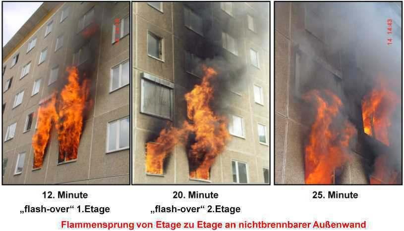 2 Brennende Fassaden und
