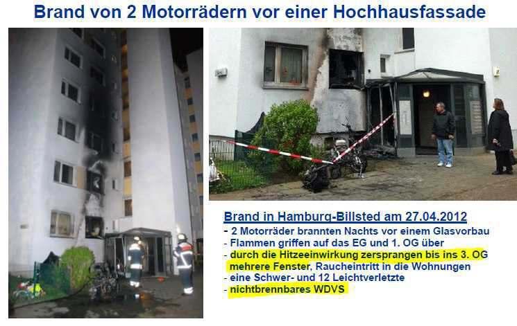 3 Beispiel aus Hamburg Brennende Fassaden und das WDVS