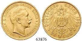 , 1888 20 Mark 1888, A. Gold. J.