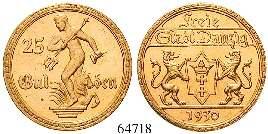 NEBENGEBIETE 64718 DANZIG 25 Gulden 1930.