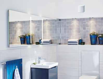 ECA 100 ipro Dezentrale Lüftung von Bädern und WCs mit Wandeinbauventilatoren Variable und intelligente Kleinraumventilatoren für Bad, WC oder Abstellraum
