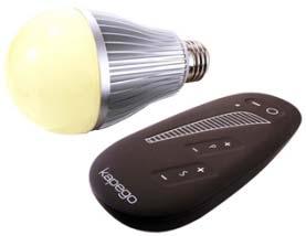 Leuchtmittel LED-Farbwechsler Filament / E-14 / E27 Via Fernbedienung dimmbar Sockel / Form: E27 / A60 Leistung: 8W Lichttemparatur:2700K Artikel Nr.