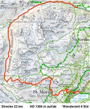 Um 09:45 Uhr starten wir beim der RHB-Station Spinas. Wir wandern das Val Bever aufwärts dem Wasserlauf der Beverin entlang bis zur Alp Suvretta.
