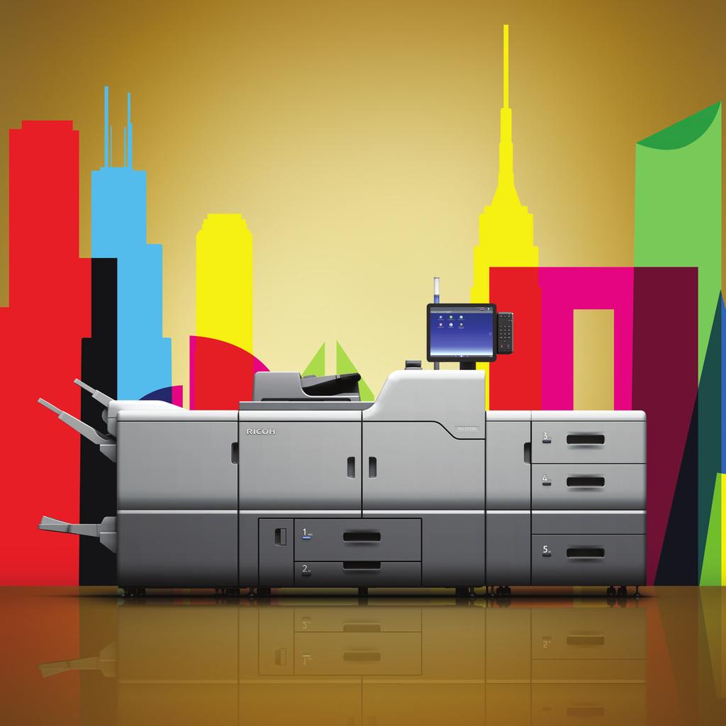 Digitale Farbproduktionssysteme Ricoh Pro TM C7200s Serie Kopierer Drucker Scanner Ricoh Pro
