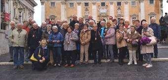 Der größere Teil der Gruppe wohnte in der Residenza Paolo VI. - direkt am Petersplatz hinter den Colonnaden von Bernini.