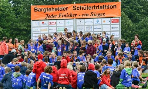 Wettkämpfe zwischen Nord- und Ostsee 22. Bargteheider Schülertriathlon 500 Sieger an einem Tag Bargteheide, 16.07.2017» Auch bei der 22.