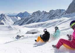 Der Zusammenschluss der drei Skiberge Hausberg, Kreuzeck und Alpspitze schafft ein abwechslungsreiches Skigebiet mit 40 Das Skigebiet steht für aktiven und entspannten Skiurlaub im Herzen der