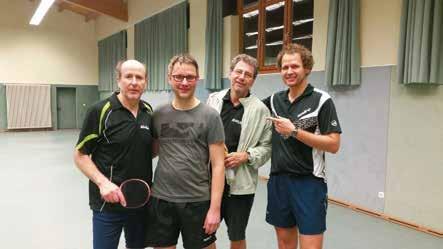 Stark spielten auch Ulf und Gerhard im Finale unseres internen Werner Weipert Pokals, sie setzten sich knapp gegen Andi und Peter durch.