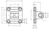 nbauteile für Kompaktzylinder ISO nbauteil Bodenflansch MF1 nbauteil Kopfflansch MF2 luminium, Stahl auf nfrage UF TF FB Kolben Ø MF1/2- mm MF1/2- mm B C D F G H I L M ±0,2 ±0,2 ±0,2 ±0,2 ±0,2 H 1 H