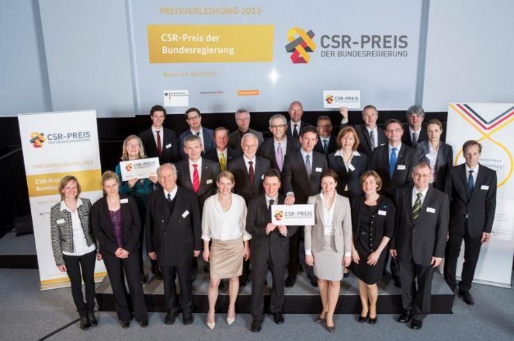 nachhaltigste Marke beim Deutschen Nachhaltigkeitspreis 2015 Nominiert für den Boldness in Business Award der Financial