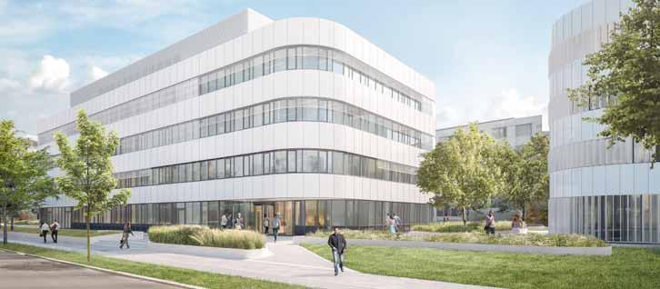 NEWS 1 So wird das ICE-M-Gebäude aussehen Rund 34 Millionen Euro zuzüglich der Erstausstattung wird der Bau des neuen Instituts für Chemische Epigenetik kosten.