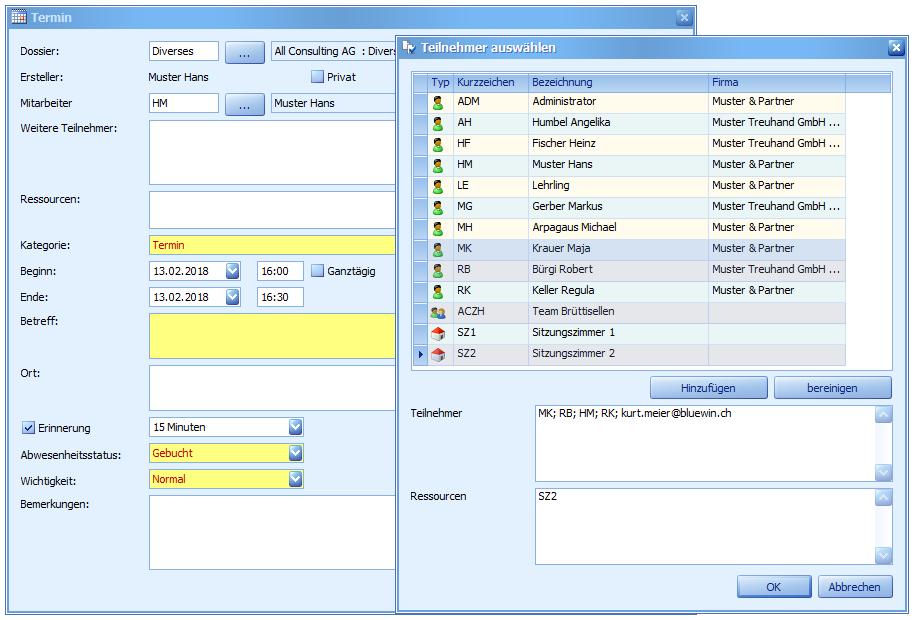 HIGHLIGHTS VON PLATO 2018 PLATO Exchange (Option) Mit der Option "PLATO Exchange" haben Sie die Möglichkeit, Termine und Aufgaben mit Outlook zu synchronisieren, somit werden die neu erstellten