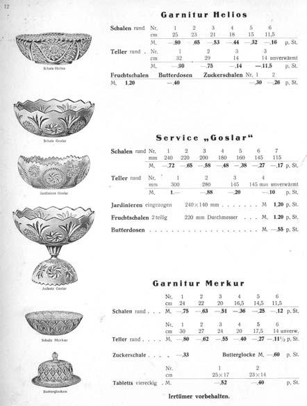 Abb. 2004-3-2/011 Musterbuch Boehringer 1927, Tafel 9, Garnituren Olympia, Berlin Abb. 2004-3-2/013 Musterbuch Boehringer 1927, Tafel 11, Garnituren Franz, Carre, Oliven Abb.