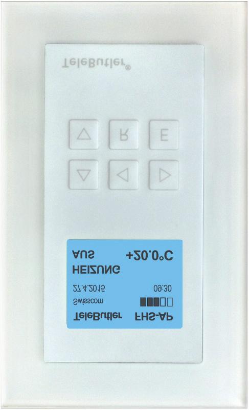Z-Wave-Interface eingebaut im FHS-AP / UP 131 320 für Radiator-Antrieb 131 018 und Zwischenstecker/Repeater 131008-1 Netzkabel 2m für den Anschluss des TeleButlers an eine Steckdose.
