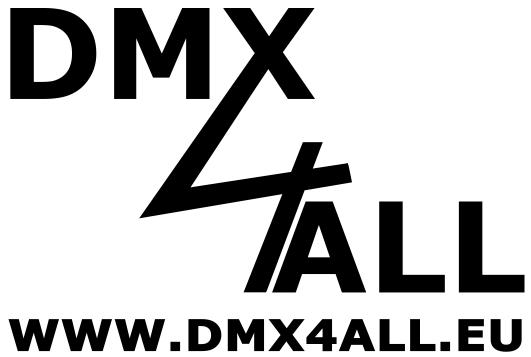 DMX4ALL mbh eiterweg 2A D-44869 ochum ermany Copyright 2009 DMX4ALL mbh Alle echte vorbehalten.