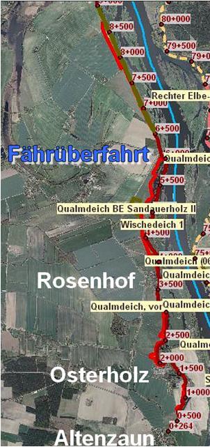 Deiche im Flussbereich Osterburg Wischedeich Baurecht Feb.