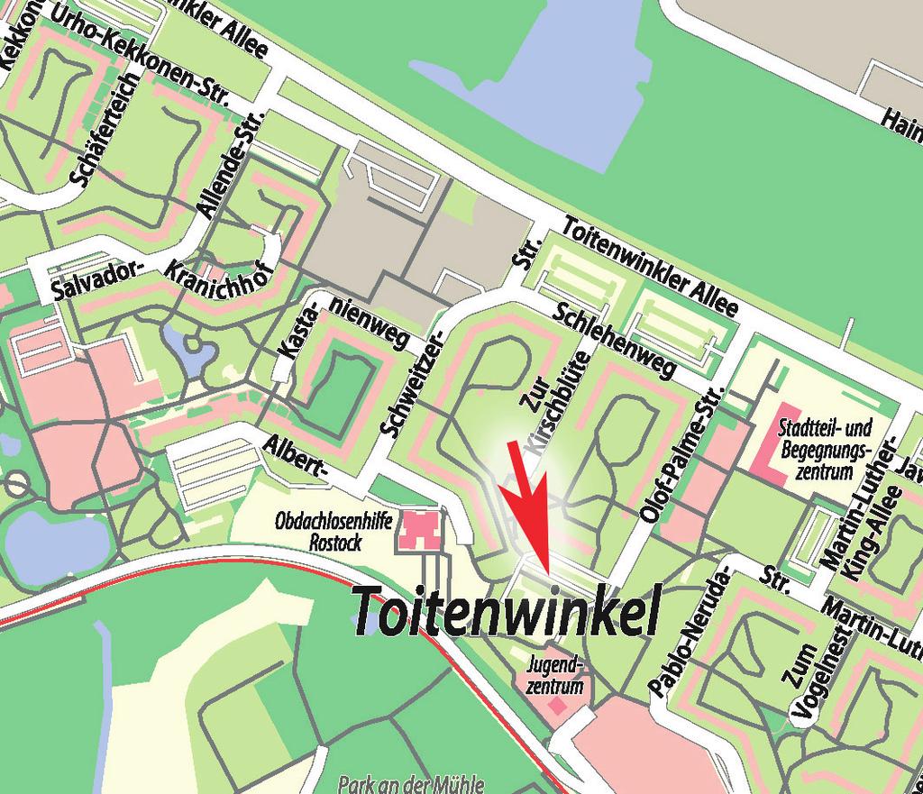 ROSTOCK / OLOF-PALME-STRASSE 18 Rostock - Das Wohngebiet Toitenwinkel Rostock liegt im Land Mecklenburg-Vorpommern und ist mit seinen ca. 205.000 Einwohnern die größte Stadt des Landes.