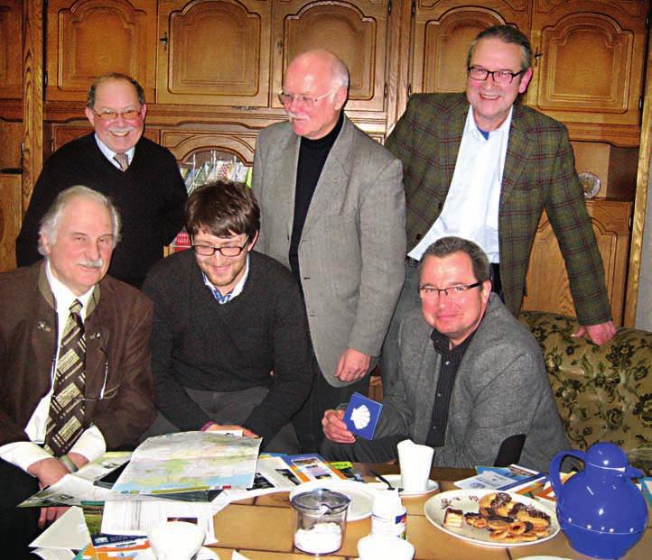 Aus unserer Gesellschaft Fulda. Zu einem Informationsaustausch trafen sich die Vertreter des Rhönklubs und der Fränkischen St. Jakobus-Gesellschaft am 14. 02. 2012 in Fulda.