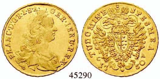 100,- 46230 Maria Theresia, 1740-1780 2 Souverain d or 1749, Antwerpen. 10,97 g.