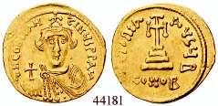 Sear 956. ss+ 410,- Constans II. und Constantinus IV., 654-668 Solidus 659-661, Constantinopel.