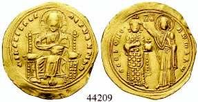 44209 Romanus III., 1028-1034 Histamenon nomisma 1028-1034, Constantinopel. 4,05 g. Christus thront v.