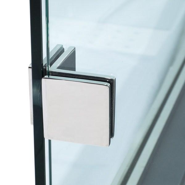 Unter Einhaltung von bestimmten Mindest- und Maximalbreiten kann die Aufteilung von Türen (bis 110 cm breit) und Festteilen flexibel vorgenommen