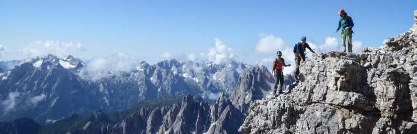 DAILY TOURS GROSSE ZINNE NORMALWEG Ein Traum für Bergsteiger/innen - Gipfelerlebnis der Superlative CIMA GRANDE DI LAVAREDO Un sogno per alpinisti - esperienza indimenticabile CIMA GRANDE GROSSE