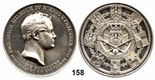 18 Deutsche Münzen und Medaillen Friedrich Wilhelm IV. 1840 1861 Brandenburg - Preußen 156 Bronzemedaille 1823 (F.
