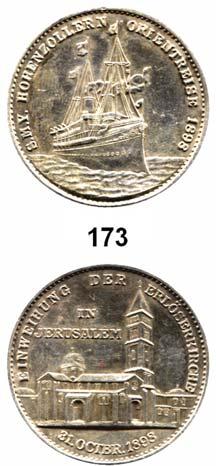 20 Deutsche Münzen und Medaillen Brandenburg - Preußen Wilhelm II.