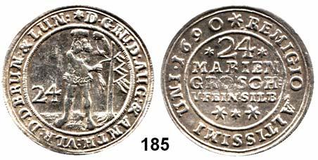 Brandenburg - Preußen 21 L O T S L O T S L O T S 177 LOT von 13 Silbermünzen, 1/3 Taler bis 3 Gröscher, vom Großen Kurfürsten bis Friedrich Wilhelm III.