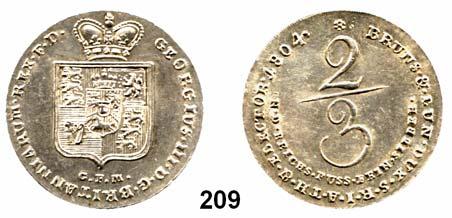 Zellerfeld. 13,06 g. Welter 2241. Dav. 426.... Sehr schön+ 70,- Georg III.