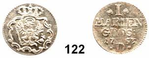 1/2575. Olding 254b.... Vorzüglich 50,- 118 Mariengroschen 1752 D, Aurich. 1,91 g. Kluge 261.1/2571.