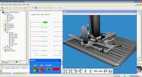 Überwachung- und Steuerung autosim-200 leistet die Überwachung- und Steuerung von Prozessen in 3D.