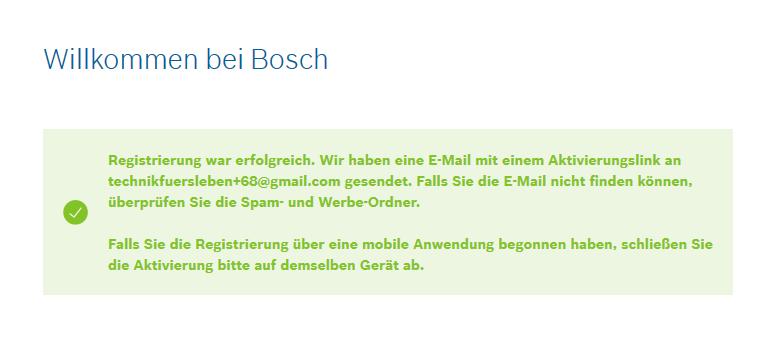 Bosch Partner Portal 3 3 Erstellung eines globalen Firmen-Bosch-Accounts.