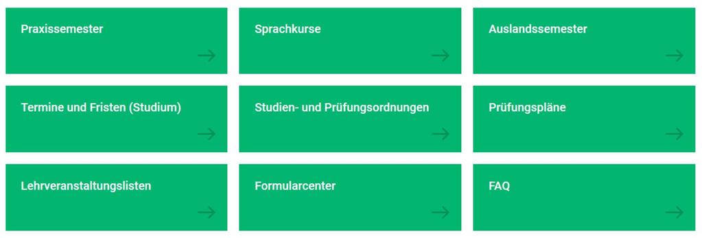 HFU-Homepage: Prüfungsamt www.