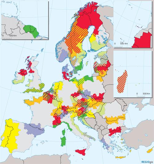 EFRE - Ziel Europäische territoriale Zusammenarbeit 2014-2020 Europa rund 8,948 Mrd.