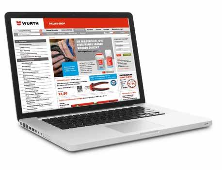PER INTERNET. Der Würth Online-Shop: Alles auf einen Klick einfach, schnell und übersichtlich. Im neuen Würth Online-Shop finden Sie neben Bestelldaten und Preisen auch Informationen zu über 100.