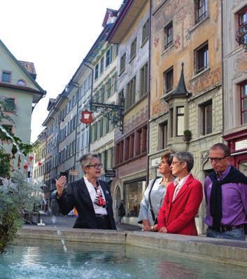 Brunnentratsch und Wassergeschichten Luzern ist vom Wasser geprägt einst Fischerdorf, dann Handelsort und heute weltbekannte Tourismusdestination.