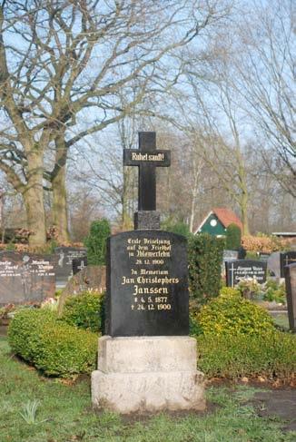 Aus unserer Kirchengemeinde Erste Beerdigung auf dem Friedhof Ihlowerfehn Am 22. Juni 1900 wurde mit der Anle- gung des Friedhofes an der Plaggefel- der Straße begonnen.