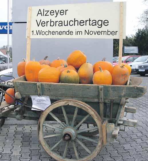 Seite 16 Anzeigenteil Donnerstag, den 3. November 2016 VERBRAUCHERTAGE Alzeyer Verbrauchertage am 5. und 6.
