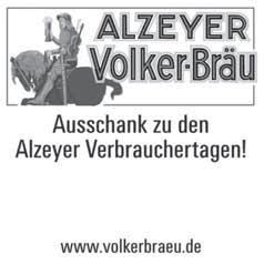 Alzeyer Verbrauchertage in einen Markt voller heimischer Genüsse. Am 5. und 6.
