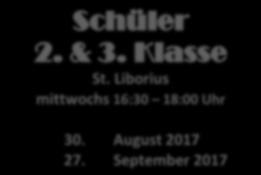 Liborius mittwochs 23. August 2017 20.